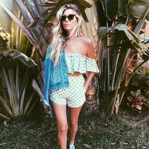 Cleobella high waisted shorts